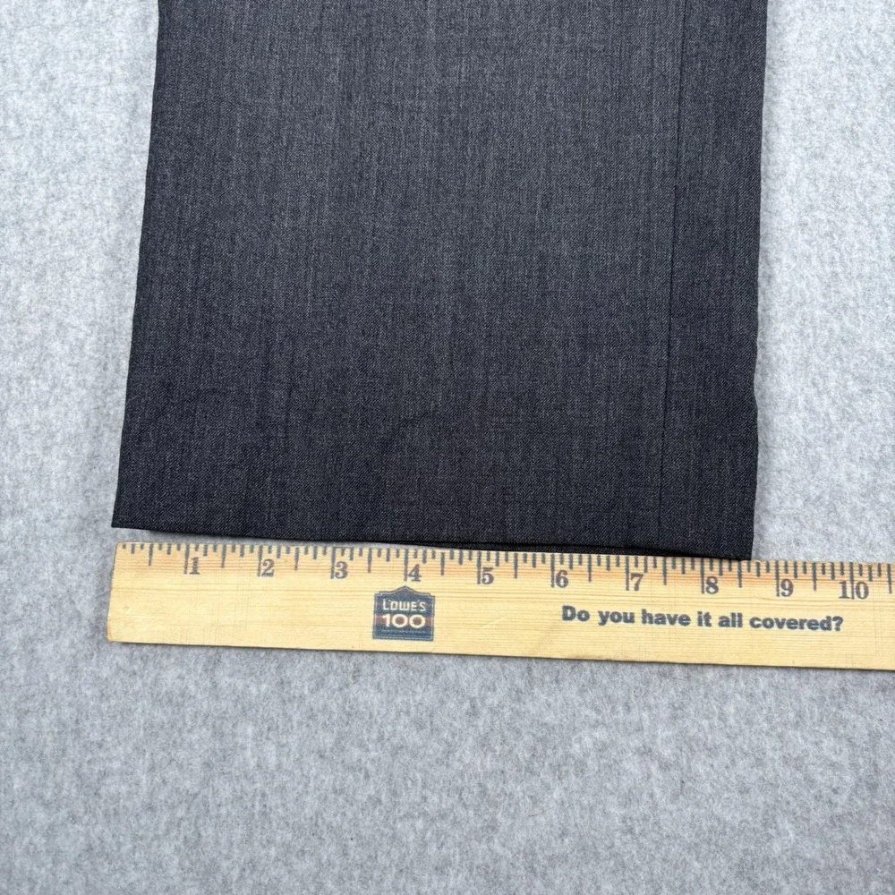 Banana Republic Dress Pants Mens 36x30 Dark Charcoal 100% Wool Tailored Fit